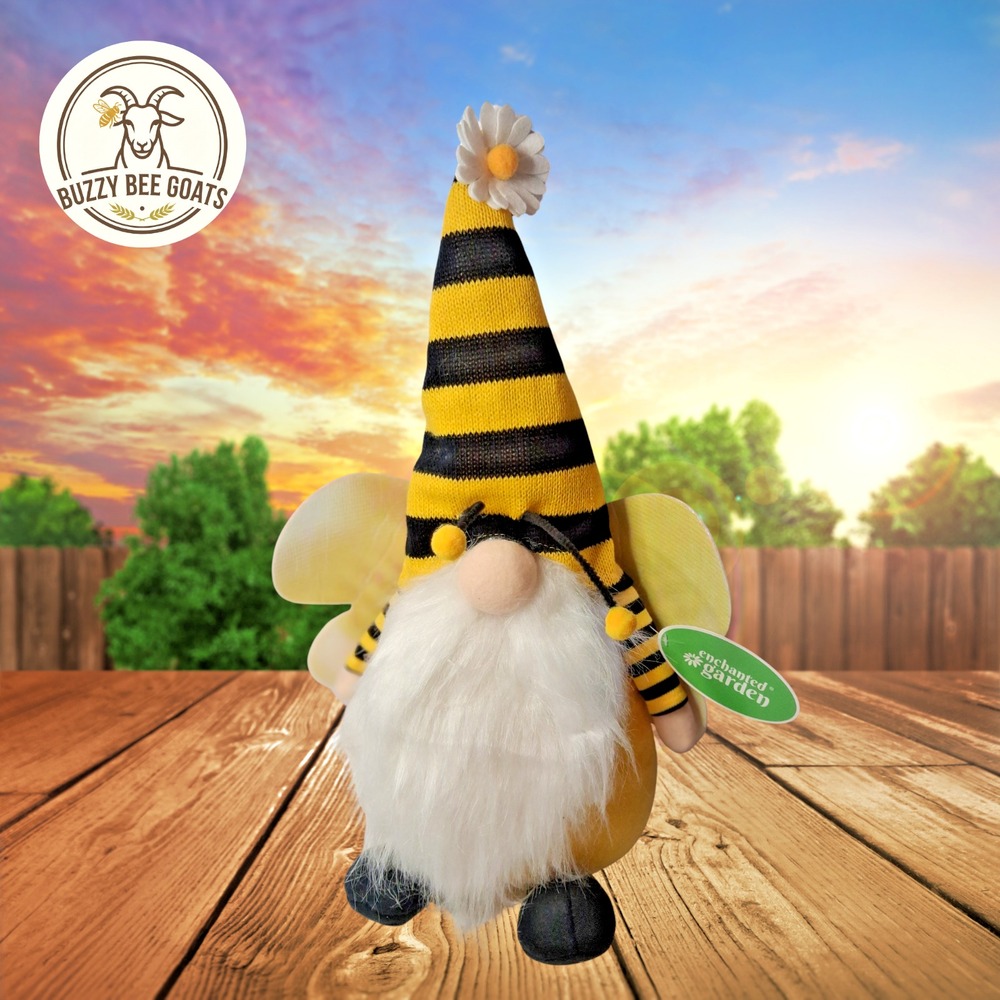 Enchanted Garden Spring Bumblebee Plush Decorative Gnome 12-18" Figurine Decor